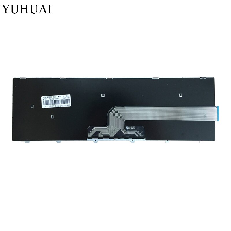 US Laptop Keyboard for Dell Inspiron 5551 5555 5558 Keyboard US Black with Frame No backlit