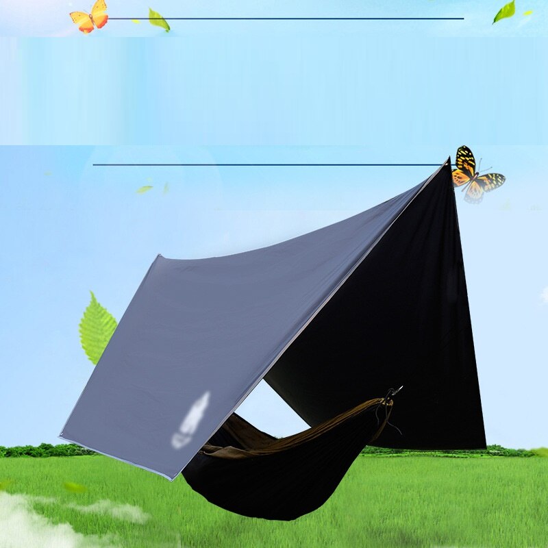 Beach Ultralight Uv Awning Canopy Sun Shelter Outdoor Lightweight Solid Waterproof Shade Camping Rain Fly Tarp Shelter AA60644