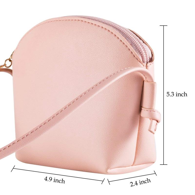 Rosa Kleine Mädchen Crossbody Geldbörse Nette Katze Schulter Tasche für Mädchen, Kinder, Kleinkind