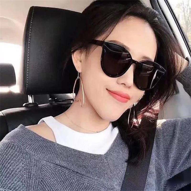 Korean cat eye spegel solglasögon kvinnor kändis glamour nyanser snygg  uv400 skydd solglasögon för kvinnor kvinnlig unika