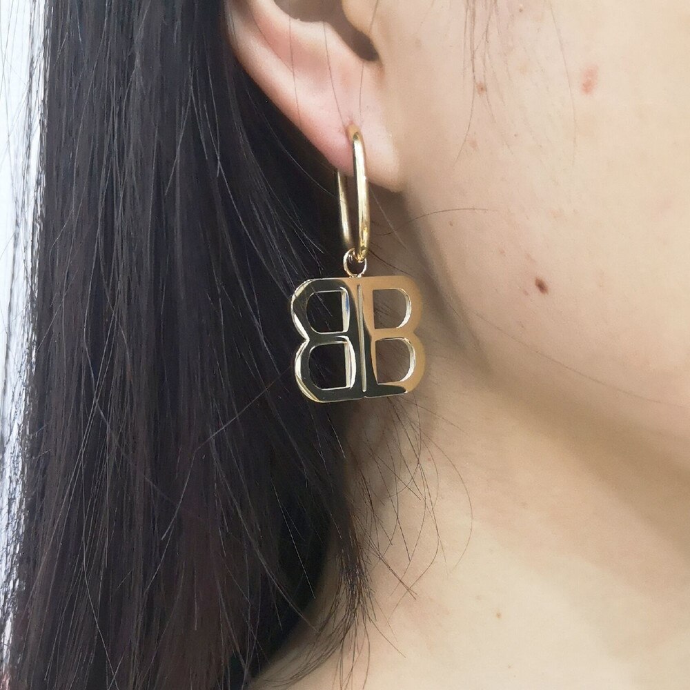 Brazalete de acero para mujer de lujo de marcas clásicas europeas y americanas de trébol de cuatro hojas: Bañado en rodio de imitación