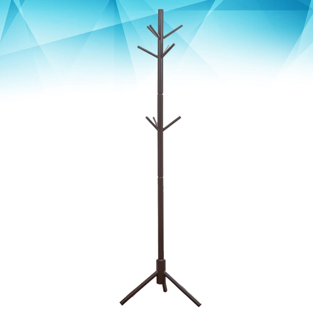 1pc Wooden Coat Hat Stand Tree Holder Hanger Rack Tree Branch Coat Hanger Natural Clothes Organizing Rack(White): Coffee