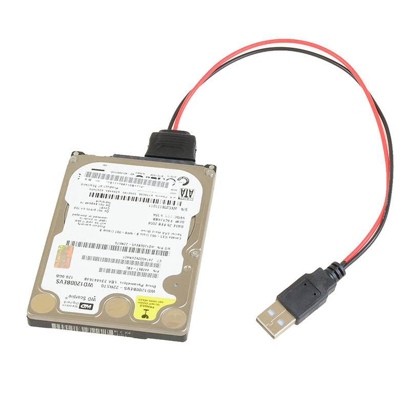 USB Male to 15Pin SATA Female Adapter Power Cable Cord 18AWG 30cm for Laptop 2.5 Hard Drive HDD SSD ﻿