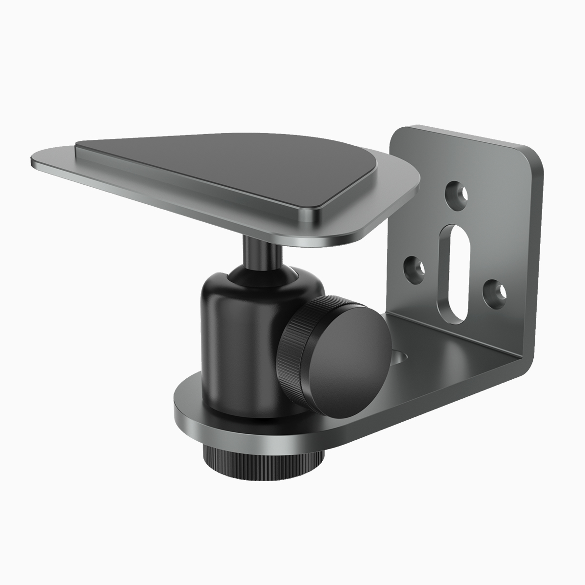 Echo Show 5 (3e generatie) standaard Sterke magnetische tafelstandaard Aluminiumlegering Verdikt Zilveren wandmontage Verstelbare beugel: Default Title