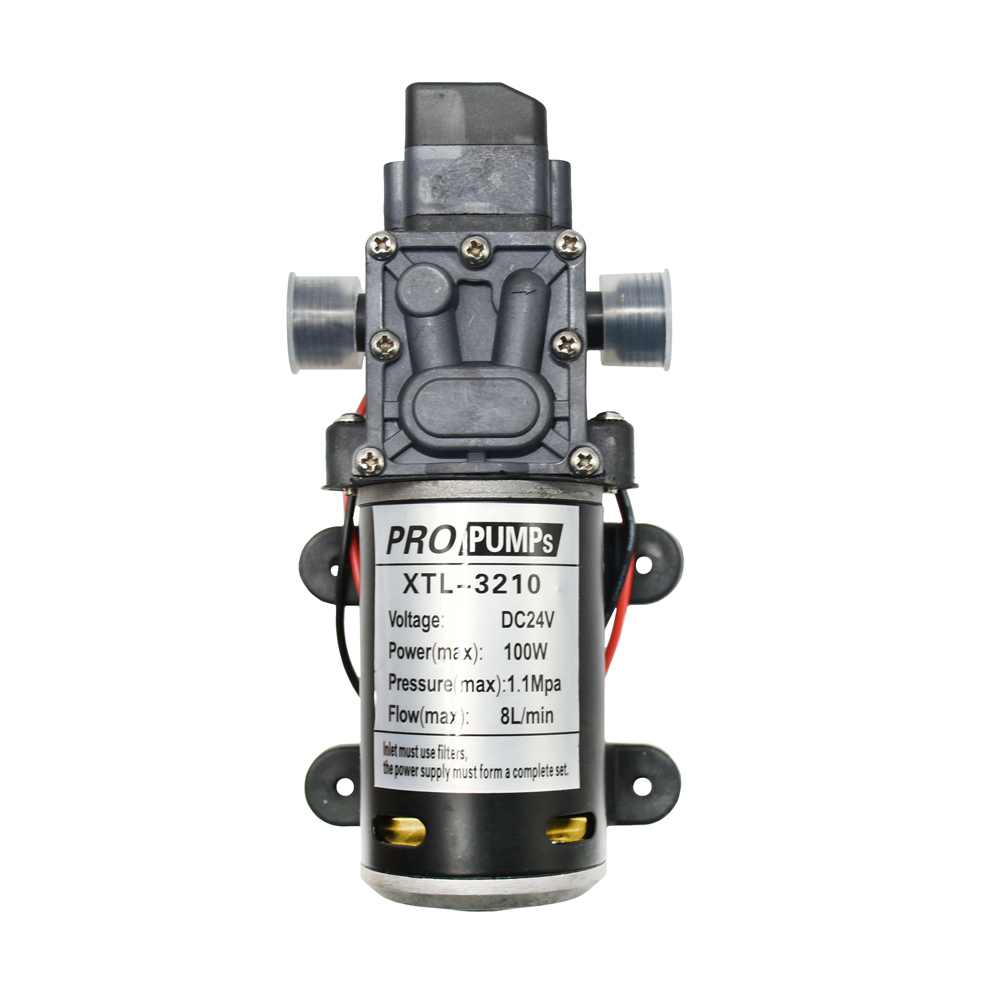 Pompe à eau à membrane haute pression, 60W 80W 100W, DC 12V 24V, pompe auto-amorçante, interrupteur automatique, outils de système d'irrigation
