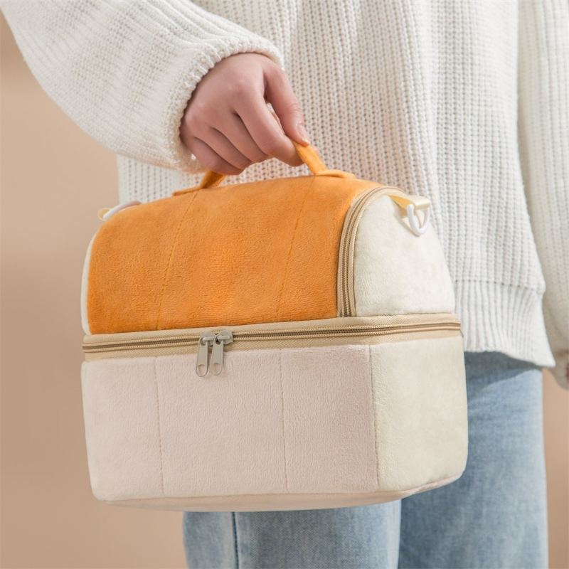 Bento bag large-capacity portable aluminum foil thickened insulated lunch box bags Double Large Capacity Picnic Bag