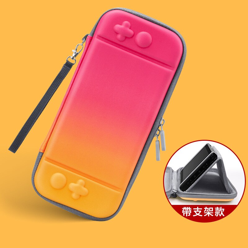 Designer per Nintendo Interruttore di Caso Della Copertura del Sacchetto del Supporto di Animal Crossing Nintendoswitch Sveglio Del Sacchetto Portatile con Staffa: Orange Red