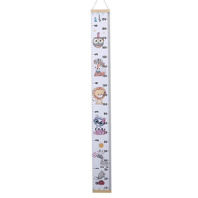 Children's Height Ruler For Kids Room Home Decoration Height Measurement Chart Movable hanging Canvas Height Chart Wall Decor: CFH032-F