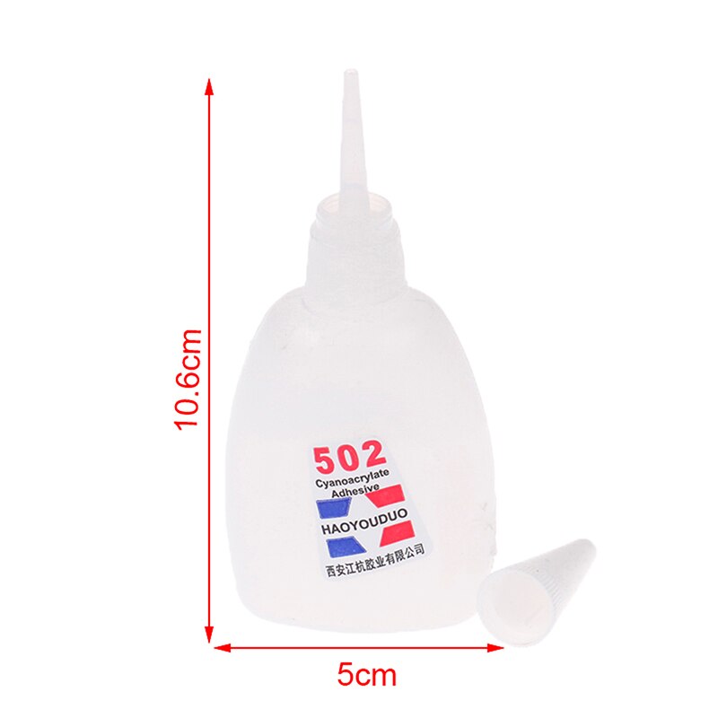 1Pc Super Vloeibare Lijm 502 Instant Sneldrogend Cyanoacrylate Lijm Strongglue