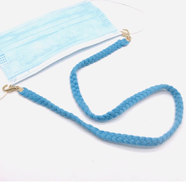 Adjustable Face Mask Lanyard Mask Extension Rope Elastic Band Anti-stroke Artifact Hanging Neck Mask Lanyard Anti-lost Ear Strap: 13