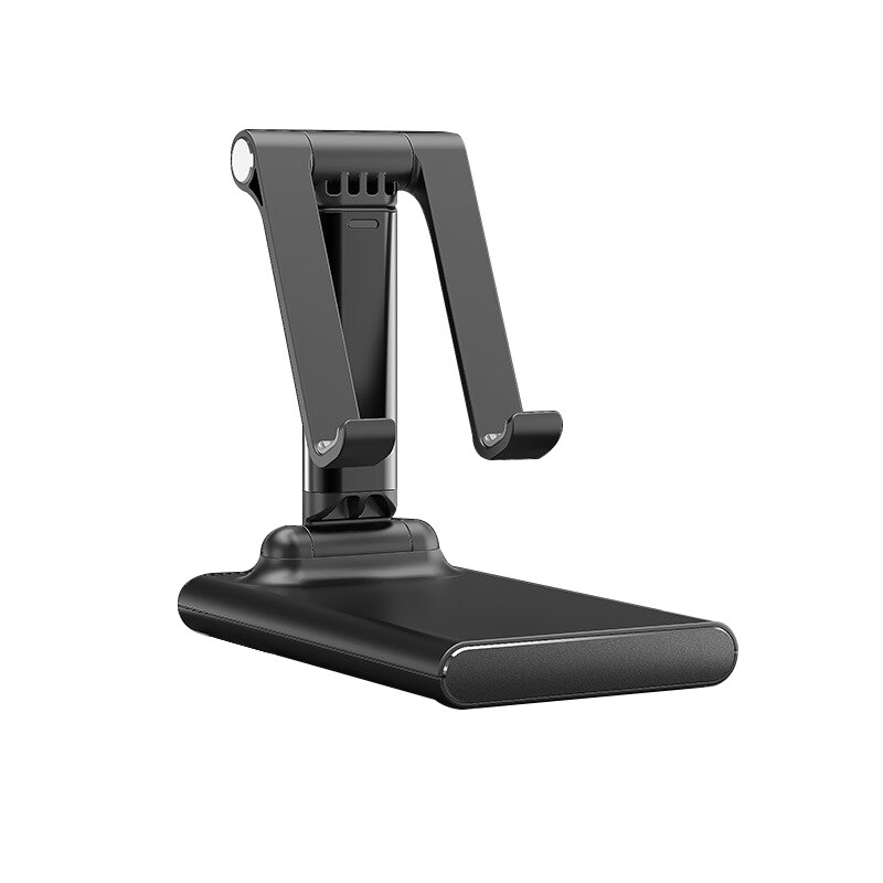 Phone Holder For Mobile Phone Universal Adjustable Stand For iPhone 13 X Xiaomi 11 Universal Foldable Stand Hoder Phone For iPad: Black-2