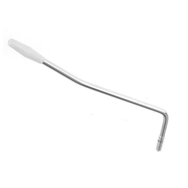 Mango de guitarra eléctrica de 5MM/6MM, púa para guardabarros y Squier Strat, Punta Negra/blanca, brazo de trémolo para guitarra: 6mm white