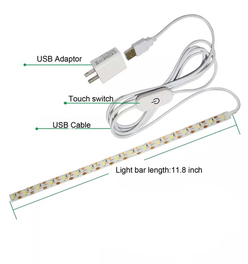Adjustable Brightness Sewing LED Lights Multifunctional Flexible Work Lamp Sewing Clothing Machine Light for Drill Press Lathe
