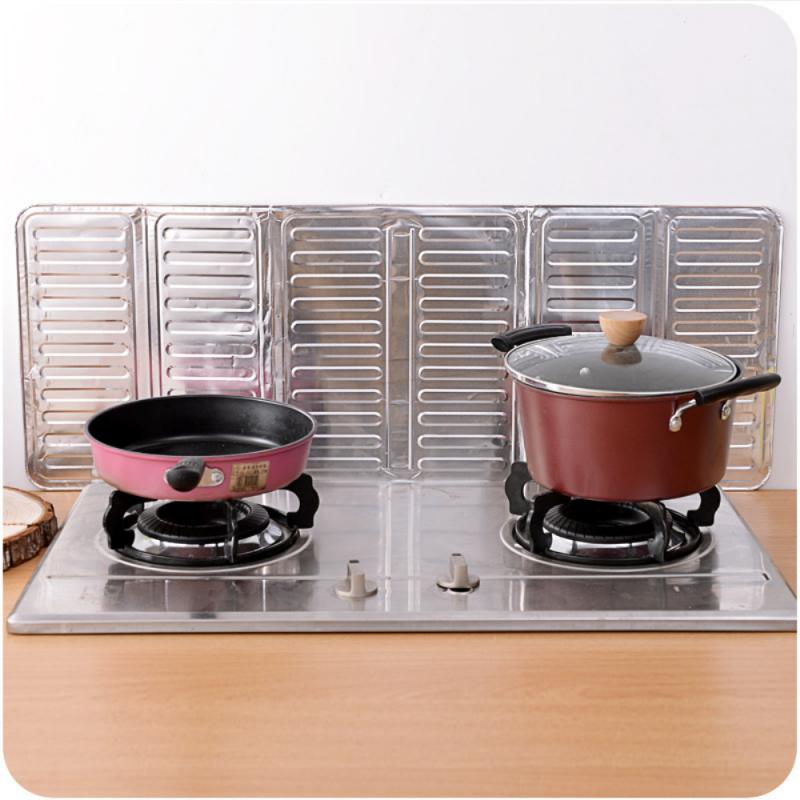 Keuken Olie Splash Guard Non-stick Aluminiumfolie Gerechten Anti Splatter Shield Kichen Accessoires Gereedschap Koken Screen Cover Guard