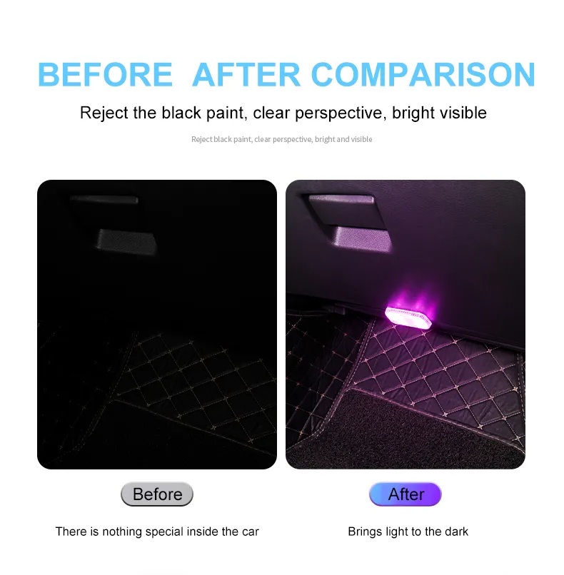 LED Innen Licht Nacht Lampe Magnetische Drahtlose berühren Licht Auto Dach Decke Leselampe für Kofferraum Lagerung Kasten USB Aufladen