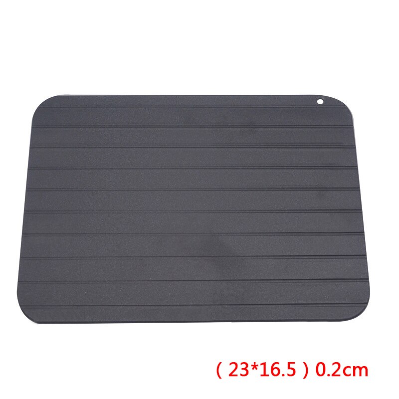 Kitchen Defrosting Trays Fast Defrost Tray Thaw Frozen Food Fresh Meat Steak Fish Quick Defrosting Plate Board cooking Gadgets: 23x16.5x0.2cm