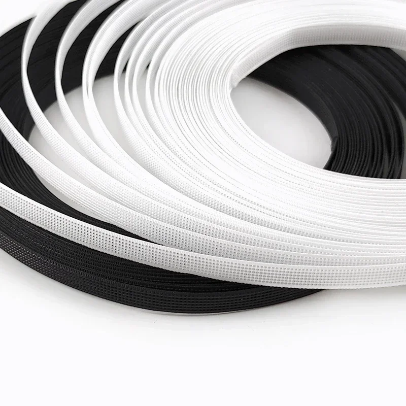 50Yards Meetee 6-15mm Plastic Uitbenen Zwart Wit voor Bras DIY Corset Trouwjurk Maken Naaien Accessoires bot Ondersteuning Tape