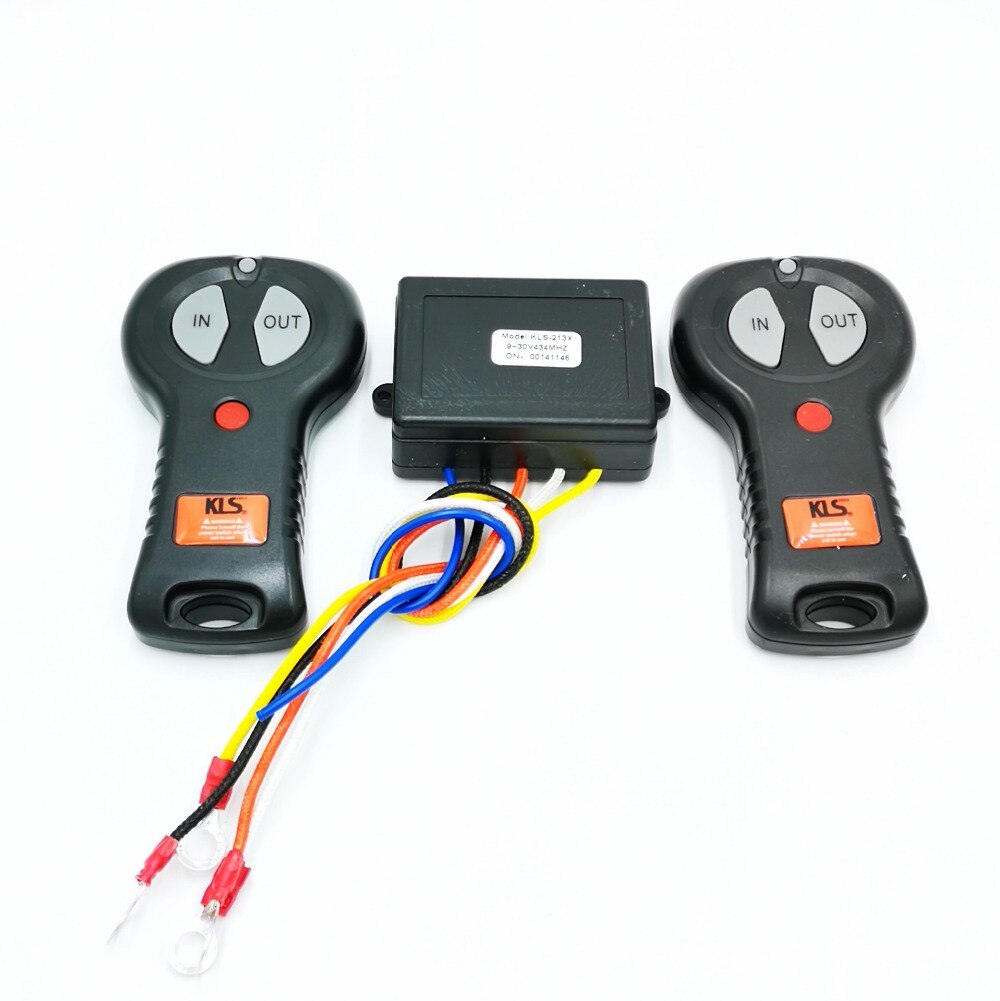 433MHz 12V-24V Universal Wireless Winches Remote Control Recovery Kit For Jeep SUV Truck Car