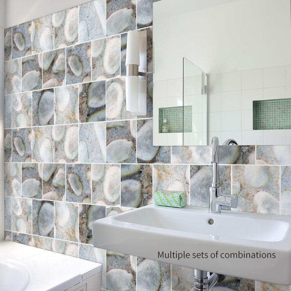 Tegel Sticker Zelfklevende Muurtattoo Kithen Badkamer Decoratie Stickers 3D 15X15CM D91008