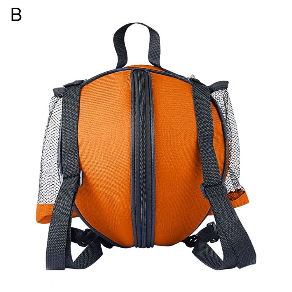 Handige Multi Stijlen Waterdichte Enkele Dubbele Riem Basketbal Draagtas Voor Voetbal Basketbal Tas Basketbal Houder Tas:  Orange B