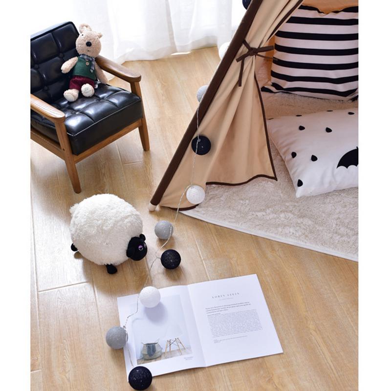 Kinderen Teepee Play Tent-Katoen Canvas Indiase Kinderen Speelhuisje Met Mat Indoor Outdoor Speelgoed Jongens Meisjes Baby Cadeau