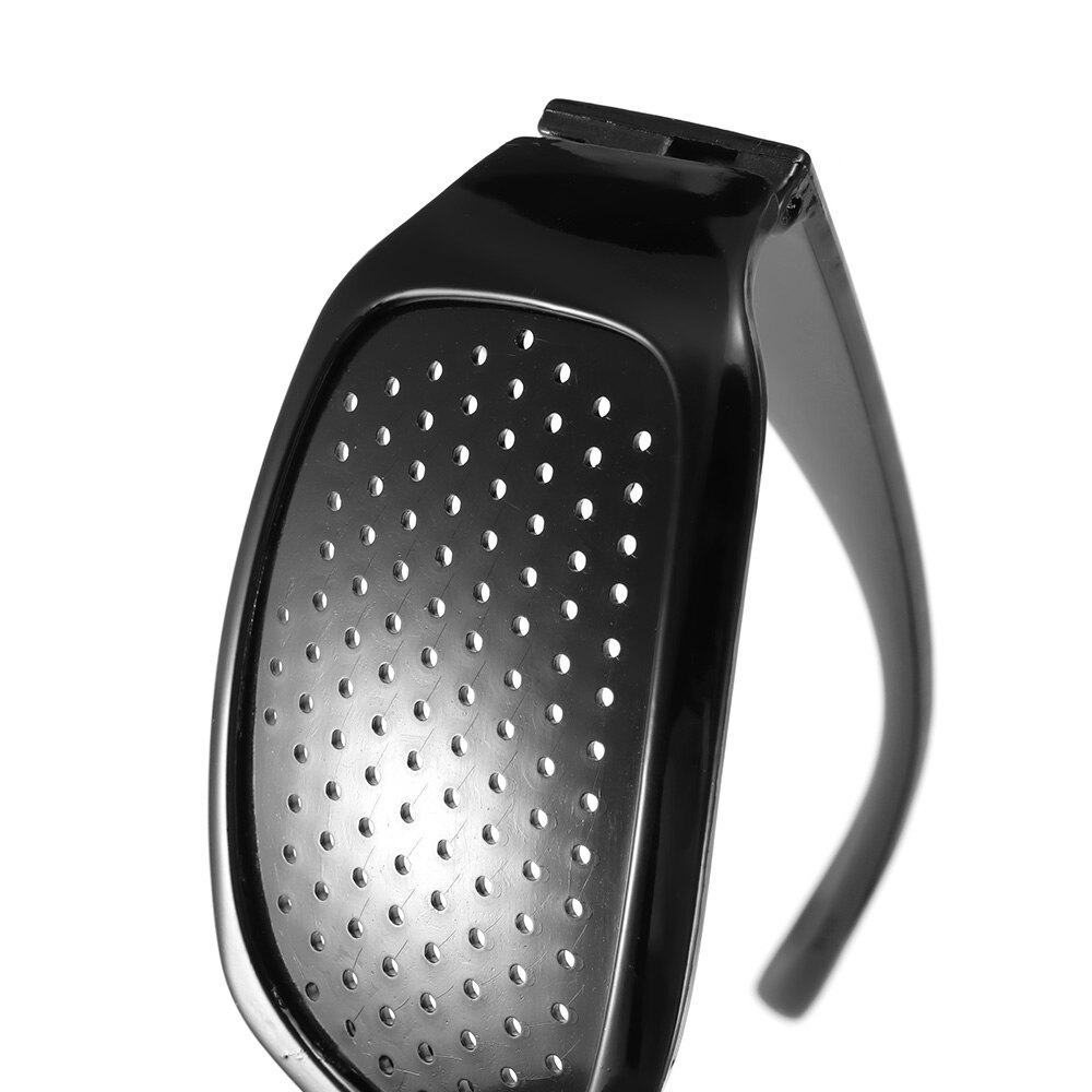 TiOODRE Black Unisex Vision Care Pin hole Eye Exercise Eyeglasses Pinhole Glasses Eyesight Improve Plastic