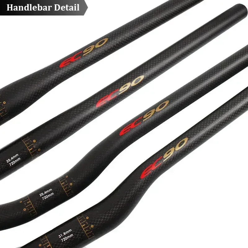 EC90 Full Carbon MTB Lenker 25,4mm 31,8mm Fahrrad Lenker Carbon Faser Fahrrad Griff Bar 660/680/700/720/740/760mm Riser Bar