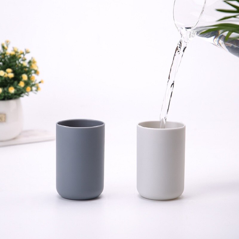 Tandenborstel Rack Muur Gemonteerde Badkamer Mond Cup Tandheelkundige Doos Bekerhouder Huishoudelijke Paar Gorgelen Cup Set