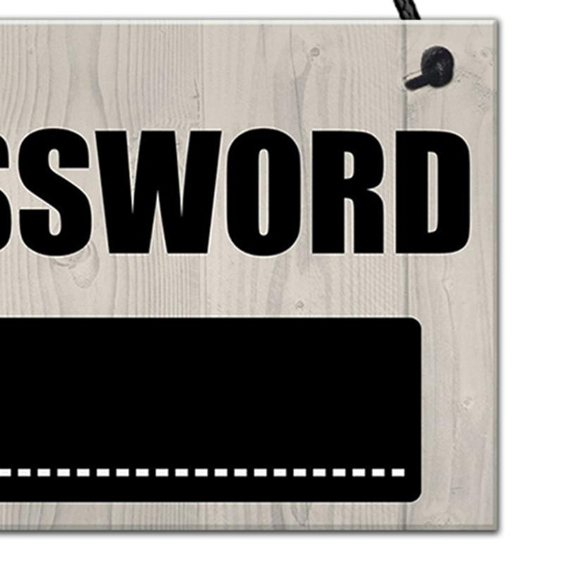 WiFi Password Wooden Signs Decor Chalkboard Internet Signal Plate Indication Home Coffee Party Bar Decorations