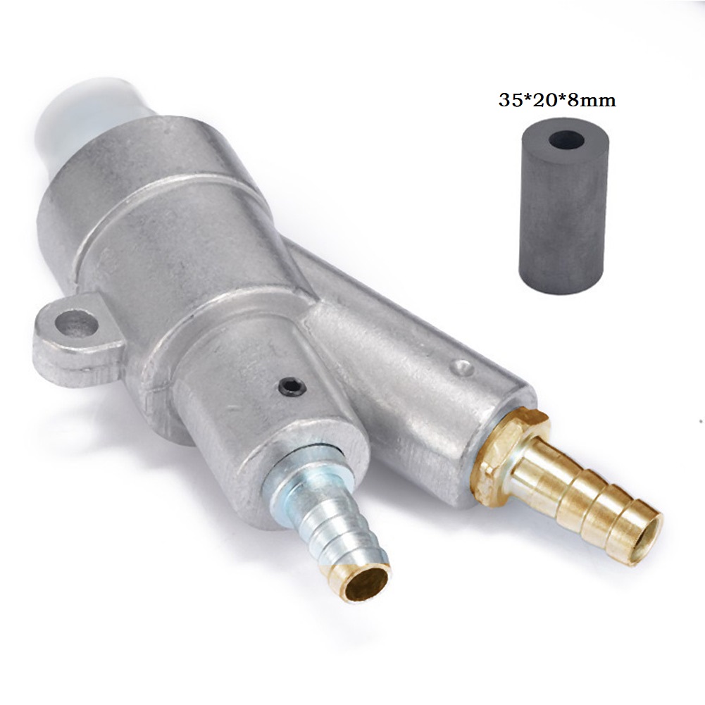 Air Sandblaster Tool Boron Carbide Nozzle Air Sandblaster Aluminum Alloy Boron Carbide Carbide Nozzle For Rust Dust: Silver