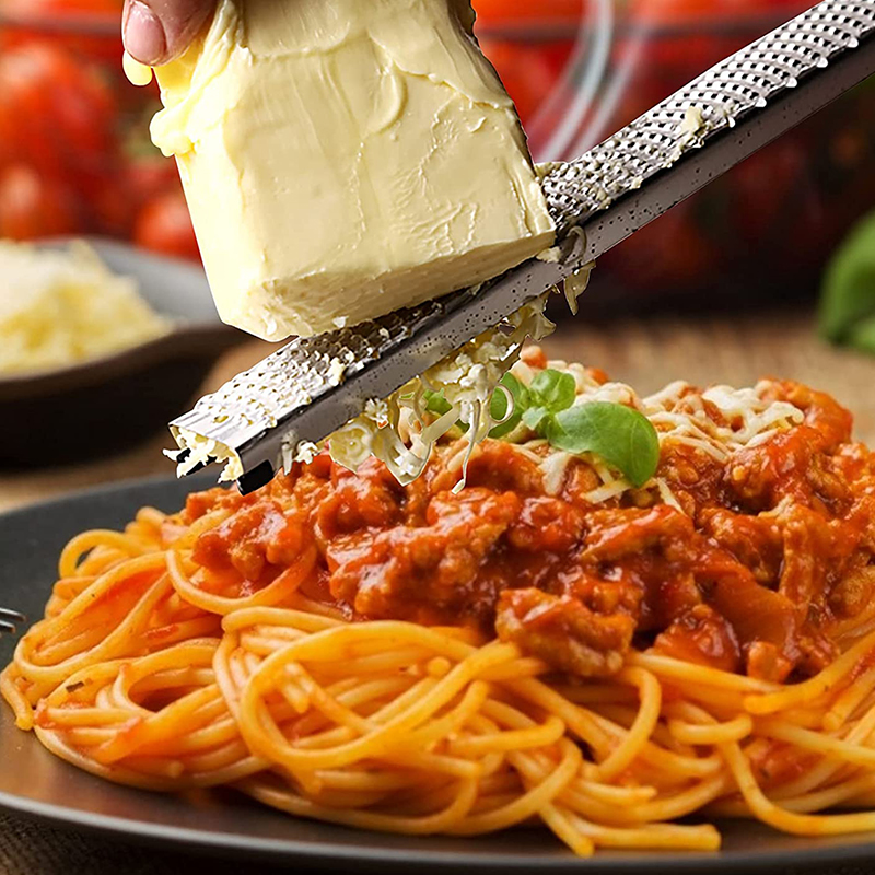 Stainless Steel Lemon Zester Fruit Peeler Cheese Zester Sharp Vegetable Cheese Shavings Planer for Parmesan Cheese Ginger Nutmeg