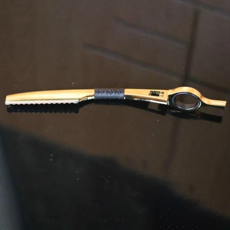 Gouden Kleur Professionele Haar Uwe Scheermes Mijn Haar Knippen Scheermes Blade Zwaard Schrapen