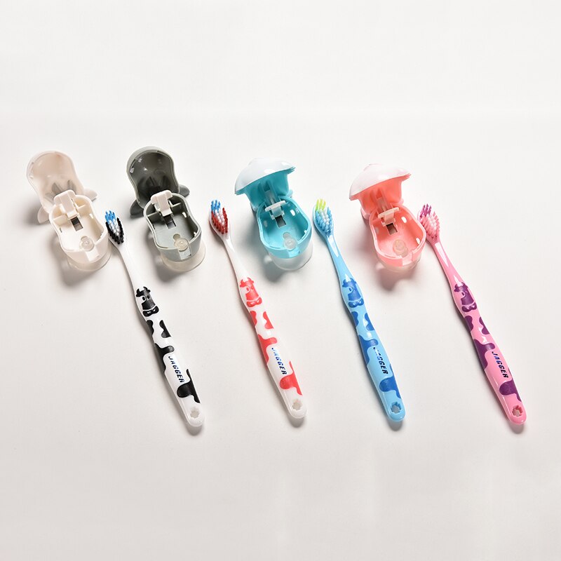 Kids Child Toothbrush Tongue Cleaner Children Cartoon Cows Rabbit Little Boy Girl Tooth Brush Toddler Teethbrush