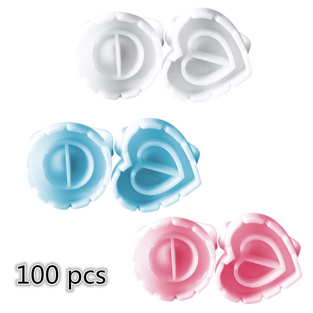 Wimpern Kleber Halfter Einweg Kleber Ringe Halfter Tinte Ring Tassen Tätowierung Individuelle Falsche Wimpern Verlängerung Kleber Pigment Halfter
