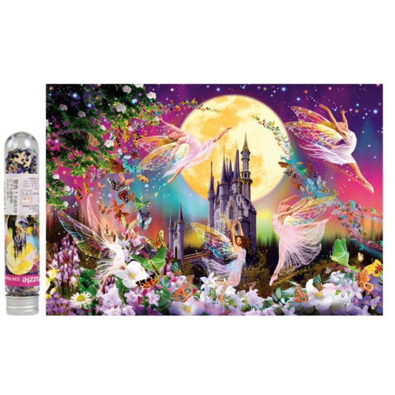 234Pcs Mini Tasche Puzzles Selbst Montieren Reagenzglas Puzzle Pädagogisches Spielzeug für Kinder Erwachsene Wohnkultur astronaut Starry sky: 2