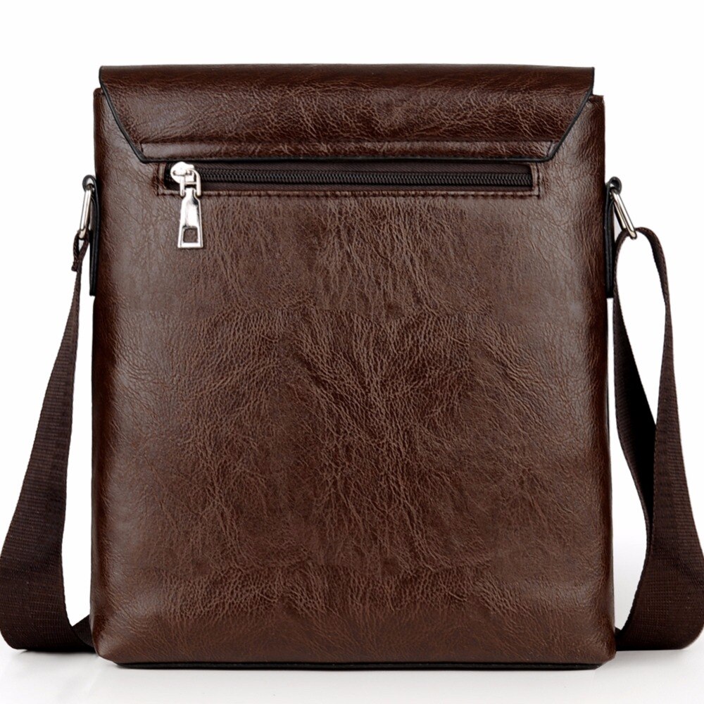 Crossbody Bags For Men PU Leather Shoulder Bag Male Casual Simple Knitting Messenger Bags Men's Business Hand Bag