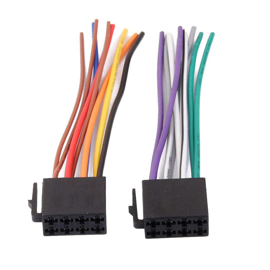 2 Stuks Auto Radio Stereo Cd-speler Bedrading Adapter Kabel Voor