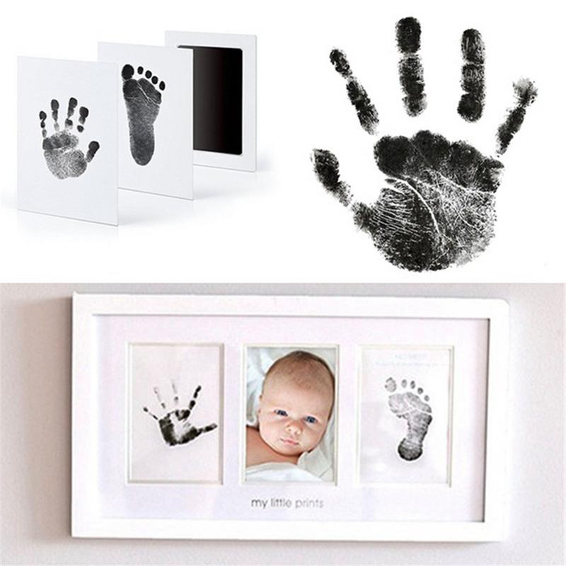Baby Pasgeboren Items Producten Niet Giftig Handafdruk Kit Opdruk Kussen Footprint Opdruk Souvenirs Baby Speelgoed Album Voor Newbor