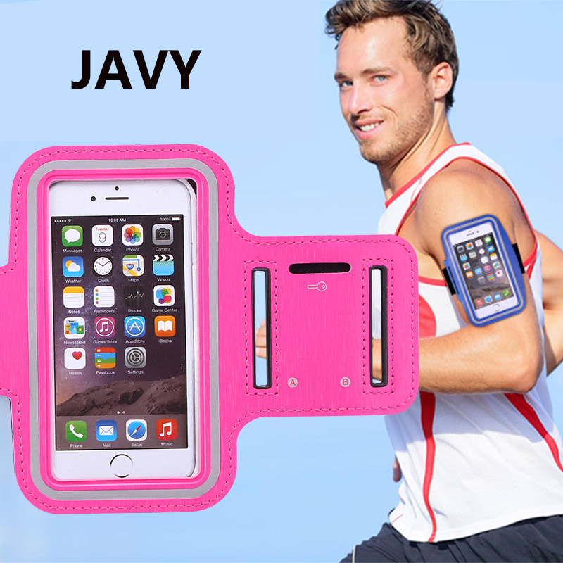Javy 4.7 Inch Telefoon Gevallen Arm Band Voor Iphone 8 7 6 S 6 Sport Armband Riem Cover Hardlopen Gym haai Tas Voor Samsung S3 S4 S5