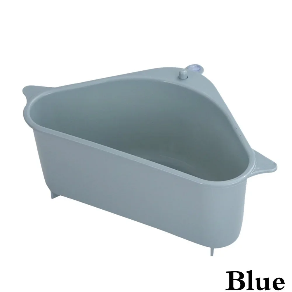 Kitchen Drain Basket Household Hangable Sink Rack Garbage Filter Drain Basket Kitchen Tools Mesh Strainer Baskets Sink Strainer: Blue