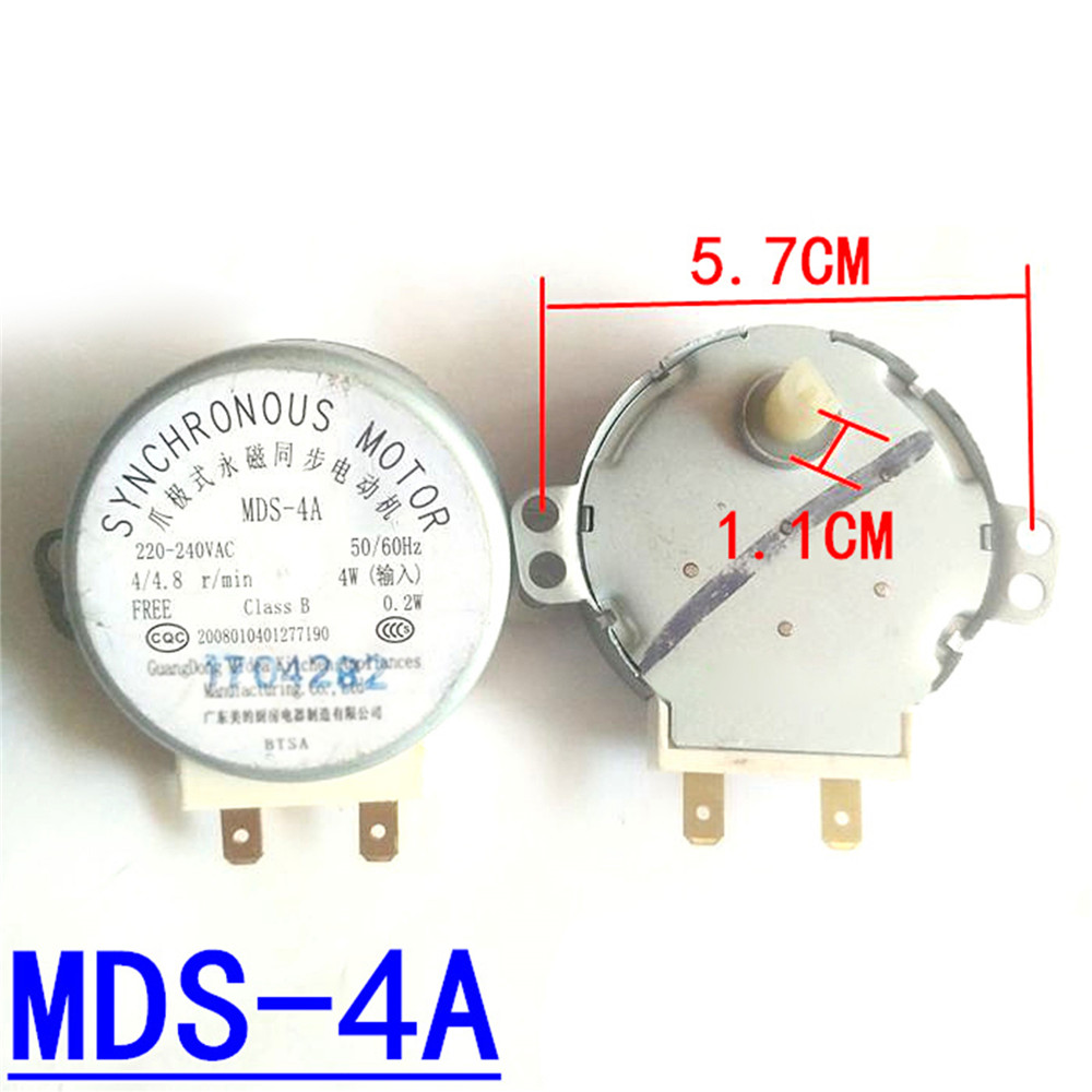 Replacement Turntable Motor Synchronous Sync Motor MDS-4A 220V 4W for MIDEA Microwave Oven Repair Parts
