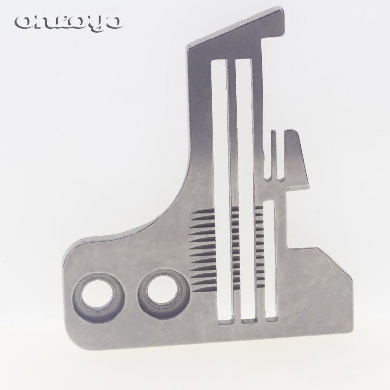 Industrial Sewing Machine Spare Parts And Accessories Needle Plate 202554E For Pegasus M752/M800 Four Thread Machine 202554E0001