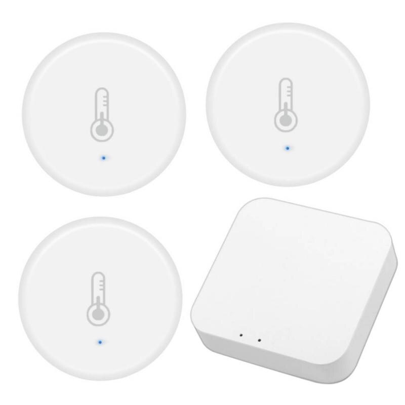 Tuya/SmartLife ZigBee3.0 Temperature And Humidity Sensor Smart Home Security Control Via Zigbee Hub Works With Alexa Google Home: set  C
