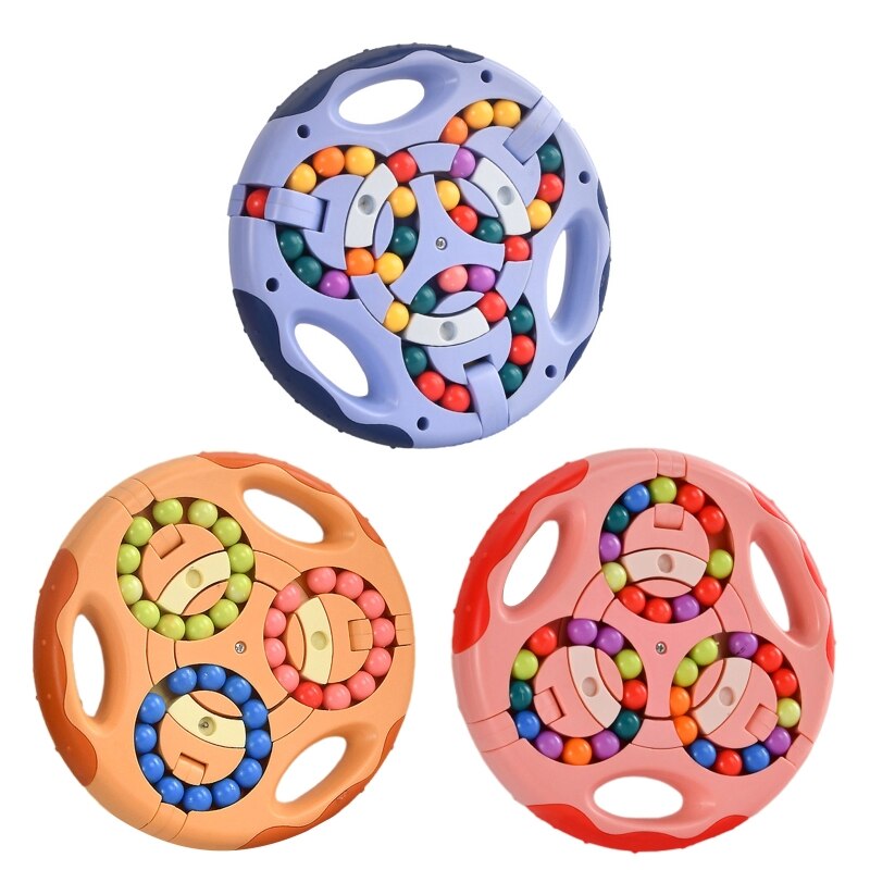 Rotierenden Finger Spinner Magie Bohne Würfel freundlicher Party Favor einstellen Druck Linderung Spinnen Spitzen freundlicher Pädagogisches Spielzeug 87HD