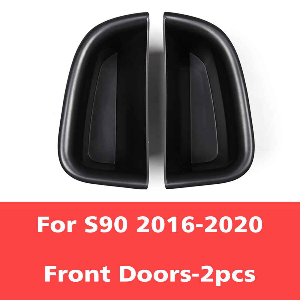 Porta auto Barile Organizzatore Scatola di Immagazzinaggio Tasca Carta Supporto Del Telefono per Volvo XC60 P3 S60 2010-2018 S90 2016-2020 Accessori Auto: Grigio