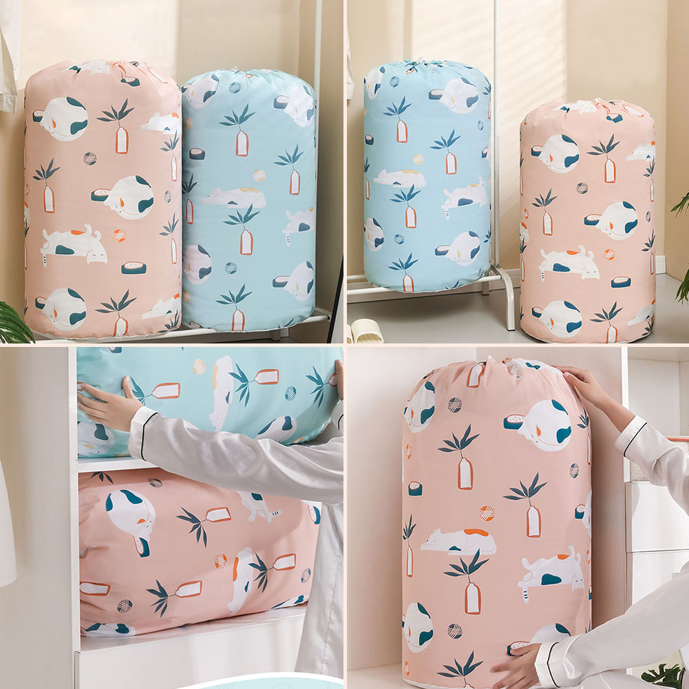 1 Stuk Ins Gedrukt Quilt Zak Grote Quilt Afwerking Stof Organizer Speelgoed Verpakking Zak Voor Thuis Beddengoed Item Organizer