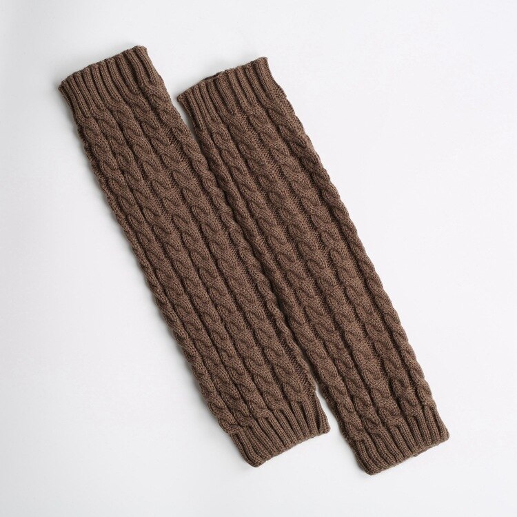 Chaussettes classiques en laine pour femmes, pour automne et hiver, chauffe-jambes, couvre-mollet, SA290: old khaki