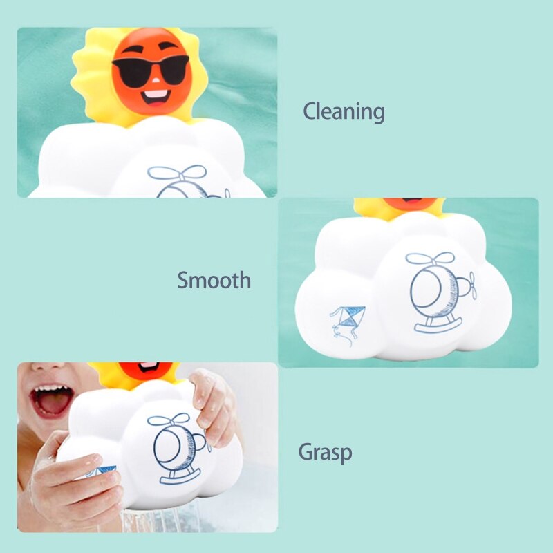 Opblaasbare Cloud Speelgoed Zwembad Spray Water Speelgoed Voor Zwembad/Game Reizen/Zwemmen Lichtgewicht Beregening Douche Gameset