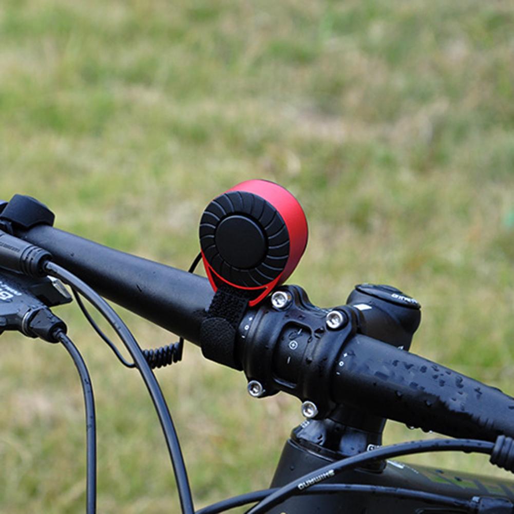 Electronic Horn Waterproof Electronic Bell Fastener Tape Bike Electric Bell Compact Bicycle Horn for Cycling