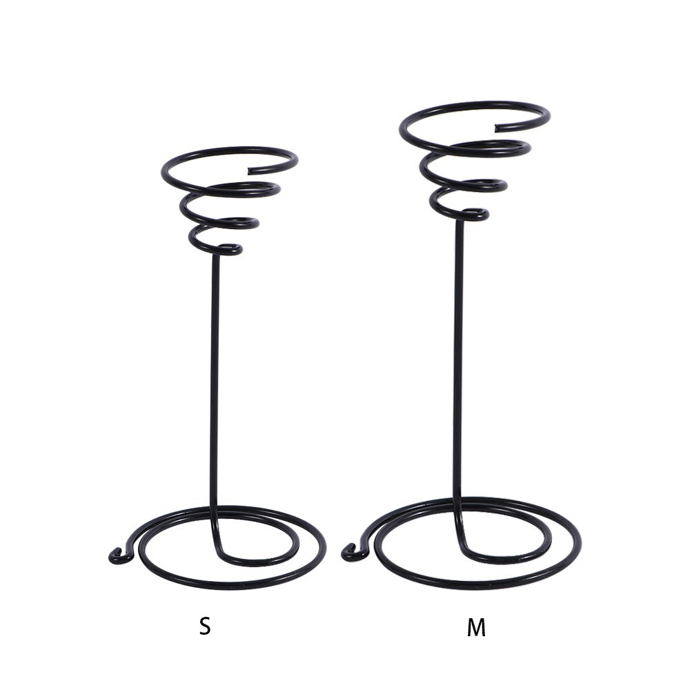 1 Uds Mini decorativo de Metal planta de aire soporte contenedor titular balcón decoración planta Tillandsia suministros de jardín: S M